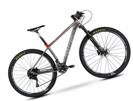 DUABOBAO Mountain Bike DUABOBAO Mountain Bike, Suitable For Young Adults, Carbon Fiber Material, M8000-22 Speed (33 Speed) Large Set Standard, 29 Inch Large Wheel Diameter, Gray, 19