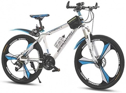 Generic Bike Dual Suspension Mountain Bikes Comfort & Cruiser Bikes 26 Inch Mountain Bike For Adults 27-speed Dual Disc Brake City Road Bicycle (Color : Green)-White