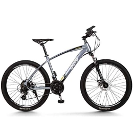 DULPLAY Bike DULPLAY Mountain Bikes, Unisex 24 Speed Shock Dual Disc Brakes Adult Bicycle, Luxury Road Bicycles Fat Tire Aluminum Frame A 26inch(165-185cm)