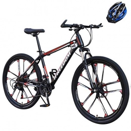 DZWJ 26Inch Mountain Bike,MTB Bicycle,Mountain Bicycle for Adult Student Outdoors,High-carbon Steel Hardtail Mountain Bike,21 Speed,Red