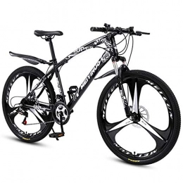 EAHKGmh Bike EAHKGmh 26 inch Wheels Mountain Bike High Carbon Steel Outdoor Bicycles Speed Bicycle Full Suspension Dual Disc Brakes Mountain Bicycle (Color : Black, Size : 26 inch 24 speed)