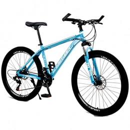 EASSEN Mountain Bike Bike 26 Inch Disc Brake Full Suspension Aluminum Alloy Bike, 21 Speed Drivetrain, Mechanical Disc Brake MTB Bike Shift Bike For Men And Women blue-21