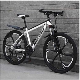 ETWJ Mountain Bike ETWJ 26 Inch Mountain Bikes, High-carbon Steel Hardtail Mountain Bike, Mountain Bicycle with Front Suspension Adjustable Seat (Color : B1, Size : 21 speed)