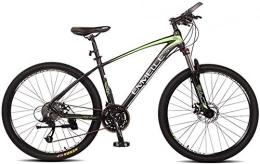ETWJ Bike ETWJ 27-Speed Mountain Bikes, 27.5 Inch Big Tire Mountain Trail Bike, Dual-Suspension Mountain Bike, Aluminum Frame, Unisex (Color : Green, Size : 27speed)