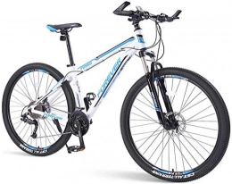 ETWJ Bike ETWJ Mens Bicycles Hardtail Mountain Bike 33-Speed, Dual Disc Brake Aluminum Frame, for Urban Roads, outdoor Outings, work, exercise (Color : Blue, Size : 26 Inch)