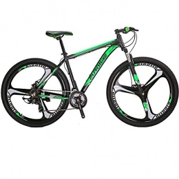EUROBIKE Bike Eurobike 29 inch 3 Spoke Wheel Mountain Bicycles X9 (green)