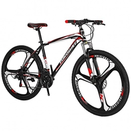EUROBIKE Bike Eurobike Mountain Bicycles 3 Spoke Wheel 27.5 inch Wheel X1 (red)