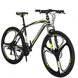EUROBIKE Mountain Bike Eurobike Mountain Bicycles 3 Spoke Wheel 27.5 inch Wheel X1 (yellow)