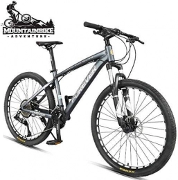 PARTAS Bike Exercise And Commute Bicycles 26 Inch 36-Speed Manual Transmission For Men Women, Unisex Adult Hardtail Mtb With Front Suspension, Hydraulic Disc Brake Mountain Bike, Suitable For Beginners And Advanc