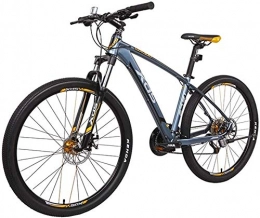 FANLIU Mountain Bike FANLIU Adult Mountain Bikes, 27.5 Inch Anti-Slip Bikes, Aluminum Frame Hardtail Mountain Bike with Dual Disc Brake, 27-Speed Bicycle (Color : Blue, Size : 17.5)