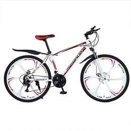 FAXIOAWA Bike FAXIOAWA Children's bicycle 26 Inches Mountain Bike 27 Speeds Gears Bike, Adjustable Seat Mountain Bike for Men and Women With Dual Disc Brakes Shock Absorbers (Color : Style2, Size : 26inch24 speed)
