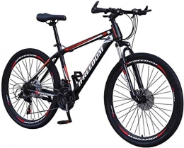 FDLASJDSH Mountain Bike for Men Women Road Bicycles 24-Speed 26-Inch Bikes Durable Adult-Only High Carbon Steel Frame Racing Wheeled Disc Brake