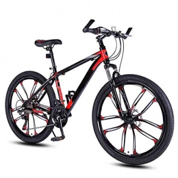 FEE-ZC Bike FEE-ZC 24 / 26 Inch Mountain Bike, Mtb, Suitable From 150 Cm, 21 Speed Gearshift, Fork Suspension, Boys Bike & Men'S Bike, Frame Bag