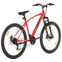Festnight Mountain Bike 29 Inch Bicycle 21 Speed Wheel 48 Cm Adult Mountain Bike Frame Red Mountain Bikes for Adults