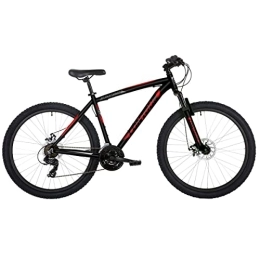 Freespirit Mountain Bike Freespirit Contour Adults Hardtail Mountain Bike, 29" Wheel, 18 Speed, 18" Frame, Disc Brakes - Black / Red