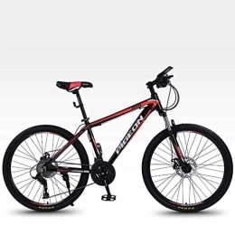 G.Z Mountain Bike G.Z Adult Mountain Bike Aluminum Alloy Bicycle Variable Speed Bicycle 26 Inch High Carbon Steel Women Road Bike, Black red, 30 speed