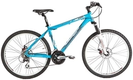 GANNA Mountain Bike Ganna Men & Women Mountain Bike (MTB) - Suspension - 21s - 26 inch (26, Light Blue)