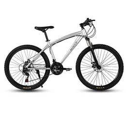 GAOTTINGSD Bike GAOTTINGSD Adult Mountain Bike Mountain Bike Adult MTB Bicycle Road Bicycles For Men And Women 24In Wheels Adjustable Speed Double Disc Brake (Color : Gray, Size : 27 speed)