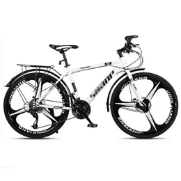 GAOTTINGSD Mountain Bike GAOTTINGSD Adult Mountain Bike MTB Bicycle Road Bicycles Mountain Bike Adult Adjustable Speed For Men And Women 26in Wheels Double Disc Brake (Color : White, Size : 27 speed)