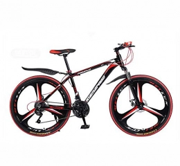 GASLIKE Bike GASLIKE 26 Inch Mountain Bike Bicycle, High Carbon Steel And Aluminum Alloy Frame, Double Disc Brake, PVC And All Aluminum Pedals, A, 27 speed