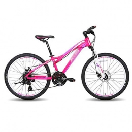 GEXIN Bike GEXIN 24 Inch Mountain Bikes - 24 Speed ​​Gears Dual Disc Brakes Mountain Bicycle, Aluminum Alloy Frame, Shock-absorbing Front Fork