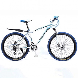 GFF Mountain Bike GFF 26In 24-Speed Mountain Bike for Adult, Lightweight Aluminum Alloy Full Frame, Wheel Front Suspension Mens Bicycle, Disc Brake