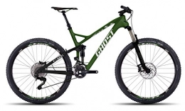 Ghost Mountain Bike Ghost Slamr 6LC darkgreen / White Fully Mountain Bike Carbon Frame Size L