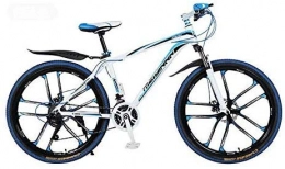 GMZTT Mountain Bike GMZTT Unisex Bicycle Mountain Bicycle Bicycle, PVC And All Aluminum Pedals, High Carbon Steel And Aluminum Alloy Frame, Double Disc Brake, 26 Inch Wheels (Color : A, Size : 21 speed)