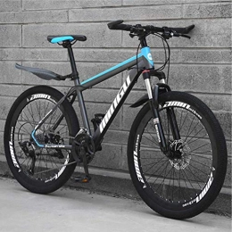 GOLDGOD Mountain Bike GOLDGOD 24 Inch Men's Mountain Bike, High-Carbon Steel Hardtail Mtb Bicycle with Adjustable Seat And Spoke Wheel Spring Fork Beginner Level Mountain Bicycle, 21 speed