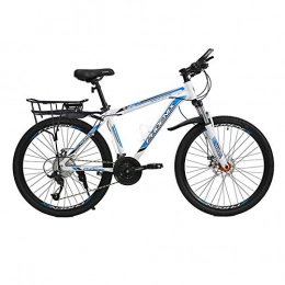 GQFGYYL-QD Mountain Bike GQFGYYL-QD Mountain Bike with Adjustable Seat and Shock Absorption, 26 Inches Wheels 27 Speed Dual Disc Brake Mountain Bicycle, for Adults Outdoor Riding, 1
