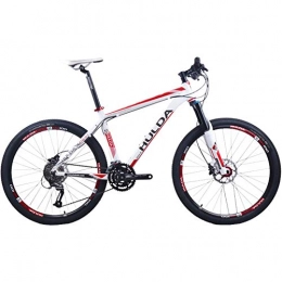 GQFGYYL-QD Bike GQFGYYL-QD Mountain Bike with Front Suspension Adjustable Seat and Shock Absorption, 26 Inch 27-Speed Disc Brake Bicycles, for Adults Outdoor Riding, 4