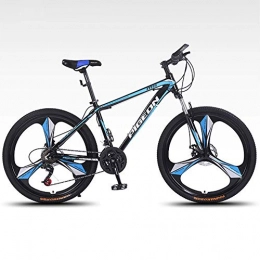 GQQ Mountain Bike GQQ Mountain Bike, Mountain Bikes Adult Aluminum Alloy Frame Dual Disc Brake Suspension Fork Road Trail Bike 26-Inch Integral Wheel All Terrain Bicycle, 27 Speed