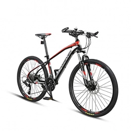 Great Mountain Bike GREAT 26”Adult Mountain Bike, 27 Speed Spokes Wheel Bicycle Aluminum Alloy Frame Dual Disc Brakes For Riders With A Height Of 155-185CM(Size:27 speed, Color:A)