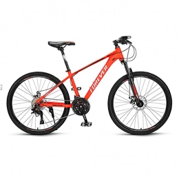 Great Bike GREAT Adults Mountain Bike, Bicycle 26" Wheels Aluminum Alloy Frame 27 Speed Bicycle Full Suspension Commuter Bike Dual Disc Brake MTB(Color:Red)