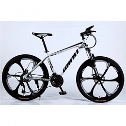 GuoEY Bike GuoEY Adult Mountain Bike 26 Inch 21 Speed One-Wheel Off-Road Variable Speed Bicycle Male Student Shock Absorber Bicycle, High Strength Thickened Load, Strong And Stable, A3