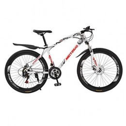 GXQZCL-1 Bike GXQZCL-1 Mens Mountain Bike / Bicycles, Front Suspension and Dual Disc Brake, 26inch Wheels MTB Bike (Color : White, Size : 27-speed)