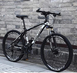 H-ei Bike H-ei 26" Mountain Bike for Adult, Lightweight Aluminum Full Suspension Frame, Suspension Fork, Disc Brake (Color : D1, Size : 24Speed)