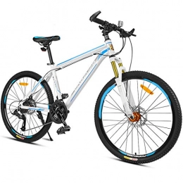 haozai Mountain Bike haozai Mountain Bike, Aluminum Alloy Frame, 27 Speed, Double Disc Brake, Folding Bike, 26 Inches, MTB Dual Suspension Bicycle
