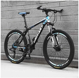 HCMNME Mountain Bike HCMNME durable bicycle, Outdoor sports Mens MTB Disc Brakes, 26 Inch Adult Bicycle 21Speed Mountain Bike Bicycle, Black Outdoor sports Mountain Bike Alloy frame with Disc Brakes