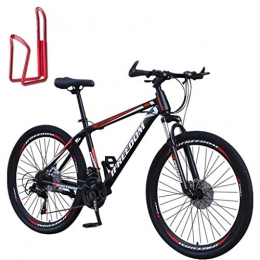 HEATL Bike HEATLE 26 Inch 21-Speed Mountain Bike Bicycle Adult Student Outdoors Sport Cycling Road Bikes Exercise Bikes Hardtail Mountain Bikes(Red, 26 Inch)