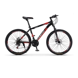 HEMSAK Mountain Bikes, 27.5 Inch 21 Speed Mountain Bicycle, with High Carbon Steel Frame, Double Disc Brake and Front Suspension Anti-Slip Bikes with 27.5 inch Wheels