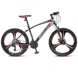 HHHKKK Mountain Bike HHHKKK Mountain Bikes Bikes for Adults Ladies Bikes High-carbon Steel Mountain Bike, Mountain Bicycle Front Suspension Adjustable Seat, 21 / 24 / 27 / 30 Speed, New oil Disc Brake