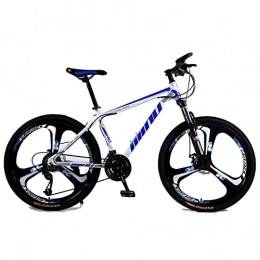 HHKAZ 24/26 Inch Mountain Bike 21/24/27 Speed Dual Disc Brake Full Suspension Outdoor Bicycle Adult Men And Women