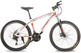 HongLianRiven Mountain Bike HongLianRiven BMX Bicycle, Mountain Bike, Road Bicycle, Hard Tail Bike, 26 Inch 21 Speed Bike, Aluminum Alloy Shock Absorption Bicycle 6-11 (Color : White red)