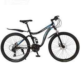 HongLianRiven Mountain Bike HongLianRiven BMX Mountain Bike Bicycle, High Carbon Steel Frame MTB Bike Dual Suspension With Adjustable Seat, Double Disc Brake, 26 Inch Wheels 5-27 (Color : B, Size : 27 speed)