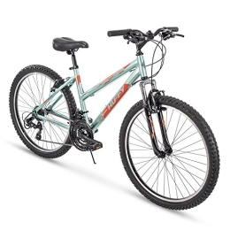 Huffy Bike Huffy Hardtail Mountain Trail Bike 24 inch, 26 inch, 27.5 inch, 26 inch wheels / 15 inch frame, Gloss Metallic Mint
