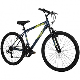 Huffy Bike Huffy Men's 76808W Hardtail Mountain Bike, Summit Ridge 24-26 inch 21-Speed, Lightweight, Dark Blue, 15" / One Size