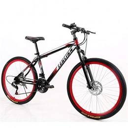 HY-WWK Bike HY-WWK Student Mountain Bike 26 inch High-Speed Shock Absorbing Double Disc Brakes for Adults Outdoors with a Guide, a