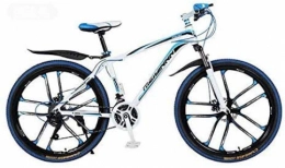 Hycy Bike HYCy Mountain Bike Bicycle, PVC And All Aluminum Pedals, High Carbon Steel And Aluminum Alloy Frame, Double Disc Brake, 26 Inch Wheels