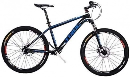 IMBM Bike IMBM Explorer300 No-chain 3 Gear Mountain Bike, Sport Bike, Shaft Drive Bicycle, Aluminum Alloy Frame MTB, 26×17.5" (Color : Blue)